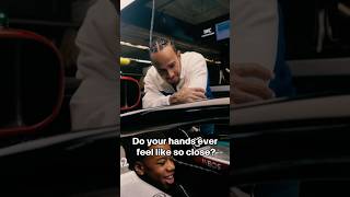 Lewis Hamilton shows Junior Driver inside his F1 car 🥹🤯 [upl. by Llekcir17]