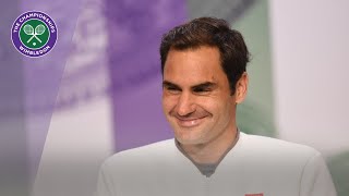 Roger Federer RunnerUp Press Conference Wimbledon 2019 [upl. by Dazhahs563]