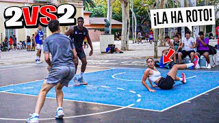 🏀 quotNO VALES PARA ESTOquot Tensión Jugando Baloncesto Callejero 2v2 [upl. by Cynthea87]