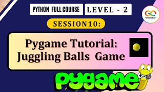 Pygame Tutorial Juggling Balls Game  Python Programming [upl. by Onitsirc]