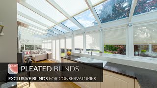 Bespoke Pleated Blinds for Conservatories and Orangeries [upl. by Maillliw]