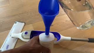 Swiffer Wet Jet Mop Kit – How to Attach Pad [upl. by Vachil24]