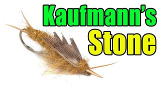 Kaufmanns Stone  Stonefly Nymph Fly Tying  Randall Kaufmann Fly Pattern [upl. by Anaitsirc]