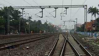 dangerous howrah rajdhani express full speed [upl. by Trahurn195]