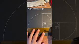 How to draw The Fibonacci Spiral and the Golden Rectangle With the squares 112358132134 [upl. by Dorn]