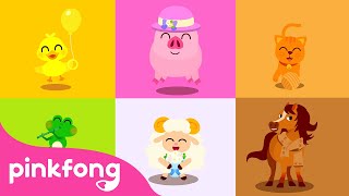 Farm Animal Color Song  Farm Animals Songs  Pinkfong Songs for Kids [upl. by Ydnas]