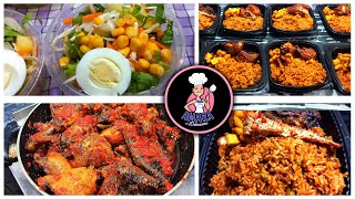 MY FOOD BUSINESS IN NIGERIA  CLIENT ORDER PREPARATION [upl. by Enneles409]