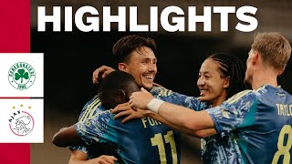 Olympic celebration from Berghuis 👀  Highlights amp reaction Panathinaikos  Ajax  Europa League [upl. by Sternberg290]