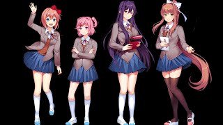 DDLC Doki Doki Literature Club  Just Monika Song [upl. by Avron]