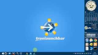 True Launch Bar Change Toolbar Size on Windows 10 [upl. by Enaek73]