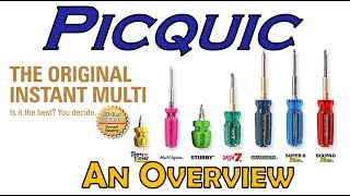 Overview of Picquic  Screwdrivers and Bits [upl. by Dulcy]