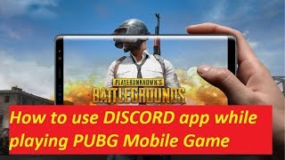 How to use discord for PUBG Mobile  PUBGM mobile gaming quick 4 minutes guide [upl. by Llenrap]