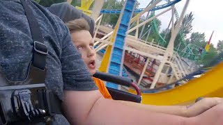 Lagoon Amusement Park  KID PASSES OUT ON RIDE [upl. by Stilwell338]