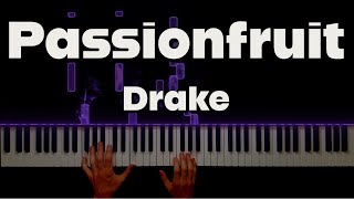 Drake  Passionfruit  Piano Cover [upl. by Delacourt]