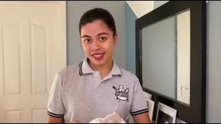 TESDA HOUSEKEEPING NCII EXTRA SERVICE  UNPACK IRONING amp SHOE CLEANING ROLE PLAY [upl. by Intirb]