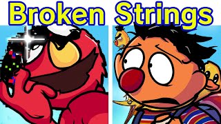 Friday Night Funkin VS BROKEN STRINGS  Sesame Street Glitch  TANTRUM Learn With Pibby x FNF Mod [upl. by Yenial870]