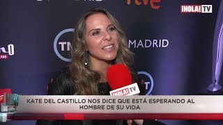 Kate del Castillo confiesa que está esperando al hombre de su vida  La Hora ¡HOLA [upl. by Nnaacissej]