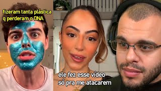 JEAN LUCA OPINA SOBRE PLÁSTICAS E TIKTOKER ALEATÓRIA SUPÕE QUE ATAQUE FOI PRA ELA [upl. by Aisats]