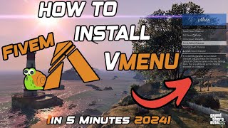 How to install vMenu into a Fivem server in less than 5 Minutes 2024  FREE  FAST  EASY [upl. by Niatsirt52]