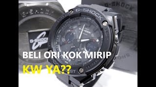 Casio Gshock GSTEEL GSTS100G1B FULL BLACK  UNBOXING [upl. by Japeth79]