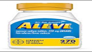 Aleve naproxen is a nonsteroidal anti inflammatory drug works by reducing hormones [upl. by Dwane]