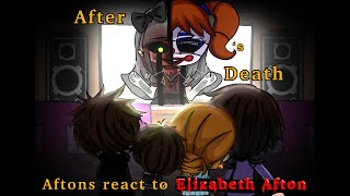 After Elizabeths death aftons react to Elizabeth Afton  Remake  Past Aftons [upl. by Stoddart]