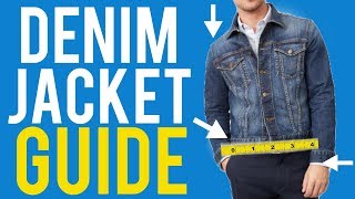 Denim Jacket Fit Guide For Men  The Correct Way to Wear It [upl. by Base]