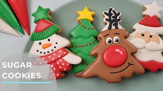 EASY Christmas Cookies  Step by Step Tutorial [upl. by Adam]