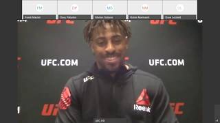 Greg Hardy UFC 249 virtual post fight interview [upl. by Erdnaet]