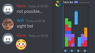 Making Tetris Using Discords Bot API [upl. by Suivatram]