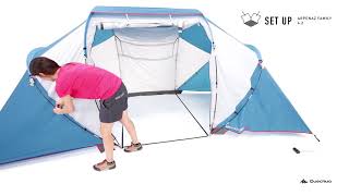 Monter sa tente  Je tent Arpenaz Family 42 opzetten  Quechua  Decathlon [upl. by York798]