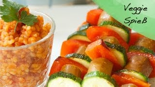 Kochen mit MutterLandrand  VeggieSpieß mit Tomatenreis [upl. by Aire]