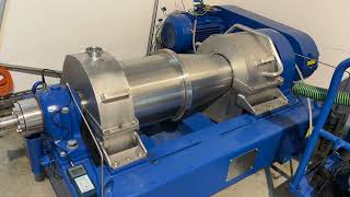 DECANTER CENTRIFUGE KHD HUMBOLT WEDAG S11  RUNNING TEST [upl. by Eelanna]