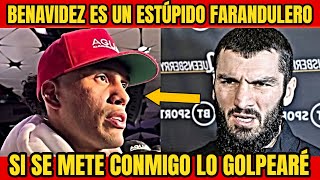 SIN PIEDAD ARTUR BETERBIEV LE MANDA UN FUERTE AMENAZA A DAVID BENAVIDEZ [upl. by Yesima]