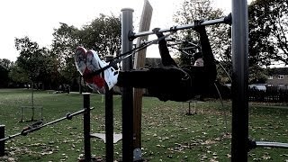 Assisted front lever tutorial step by step progressions calisthenics street workout [upl. by Notyarb759]