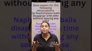 Naphthalene Balls Disappear With Time Without Leaving any Solid  Rapid Chemistry 099  class 9 [upl. by Nilsoj]