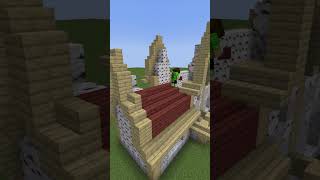 Minecraft Birch and Diorite House minecraft starterhouse minecraftbuilding simplebuild [upl. by Ricky]