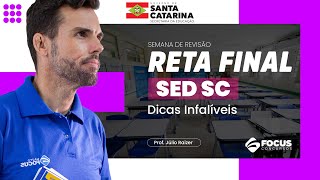 Reta Final SED SC  Dicas Infalíveis Aula 5  Cargos Gerais  Focus Concursos [upl. by Atteyram]