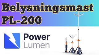 PowerLumen PL200 Belysningsmast  Kompakt och Portabel Belysning [upl. by Mccarty]