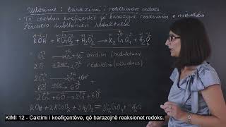 KIMI 12 Caktimi i koefiçentëve që barazojnë reaksionet redoks [upl. by Edmund]