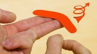 DIY Mini Boomerang Toy [upl. by Catha]