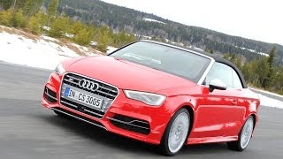 Neues Audi S3 Cabrio 2014 Erster Fahrbericht S3 Cabriolet Test [upl. by Noirod209]