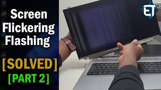 How To Fix Screen Flickering or Flashing on Windows 1110 Laptops and PCs PART 2 [upl. by Anayd]