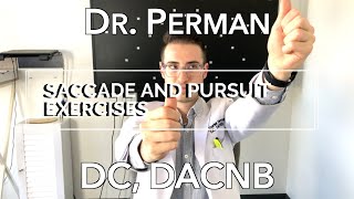 Pursuit and Saccade Exercises [upl. by Crispas]