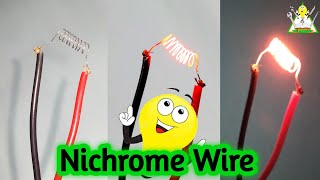 Nichrome wire  nichrome wire project  💡💡💡  all technique  all technics [upl. by Phemia992]