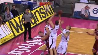 Highlights  Telekom Baskets Bonn vs Okapi Aalstar 7163 01022012 [upl. by Lettie]