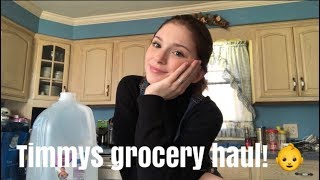 come shopping with memy sons groceries Teen Mom Mckayla Adkins [upl. by Nirrej779]