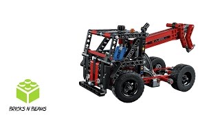 Lego Technic 42061 Tow truck  B Model Speed build  Review with scoring [upl. by Yatnahc]