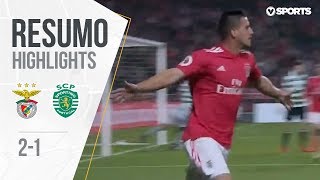 Highlights  Resumo Benfica 21 Sporting Taça de Portugal 1819 12 Final [upl. by Enomas]