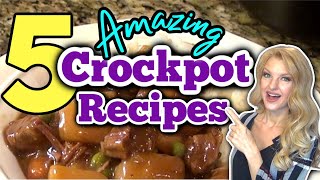 MouthWatering CROCK POT RECIPES that are Easy and AMAZING  SLOW COOKER Dinners YOU MUST TRY [upl. by Faina697]